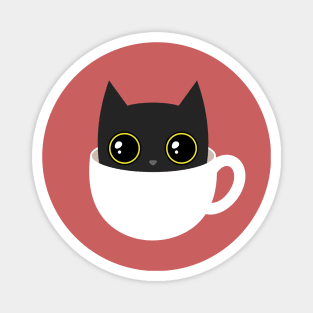 Coffee cat Magnet